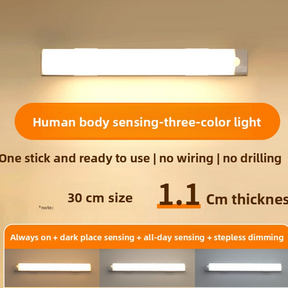 Ultra-Thin Motion Sensor LED Cabinet Light