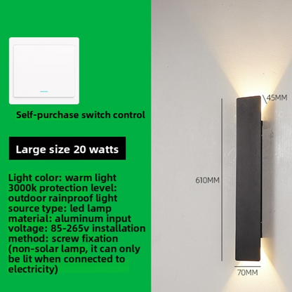 Modern Waterproof LED Wall Light