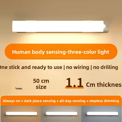 Ultra-Thin Motion Sensor LED Cabinet Light